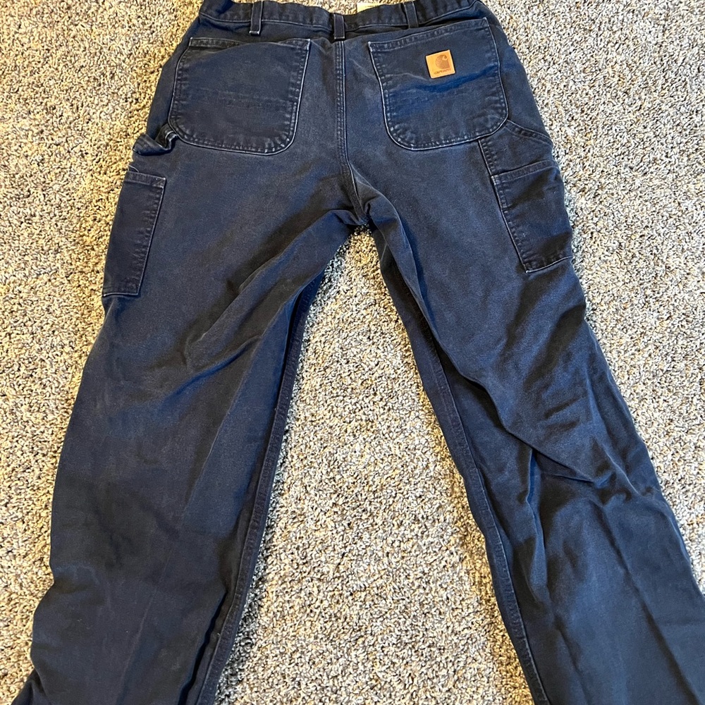 Carhartt Navy Blue Cargo Pants 32x32